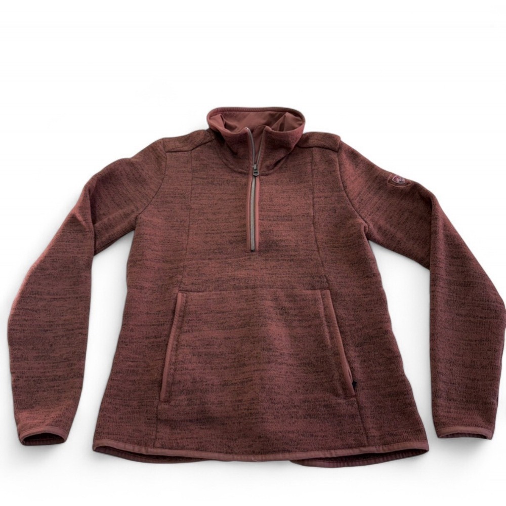 KUHL Ascendyr 1/4 Zip Fleece Pullover Hiking Outdoors Knit Women's Small